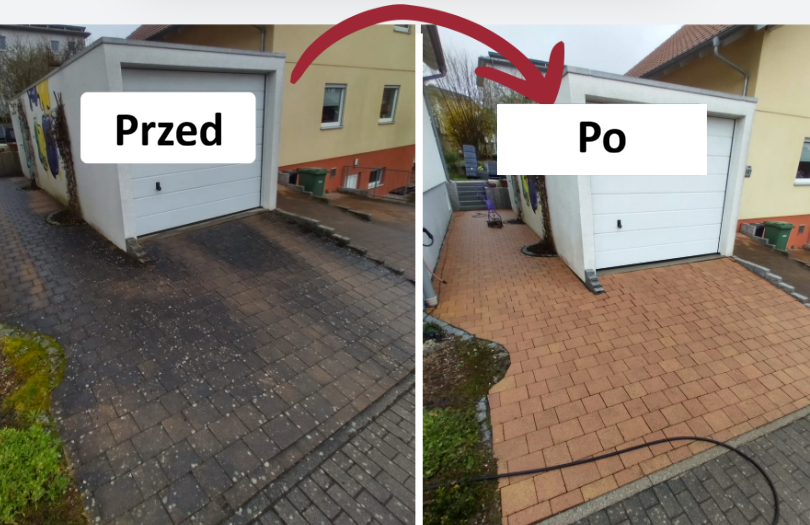 mycie kostki brukowej poznań